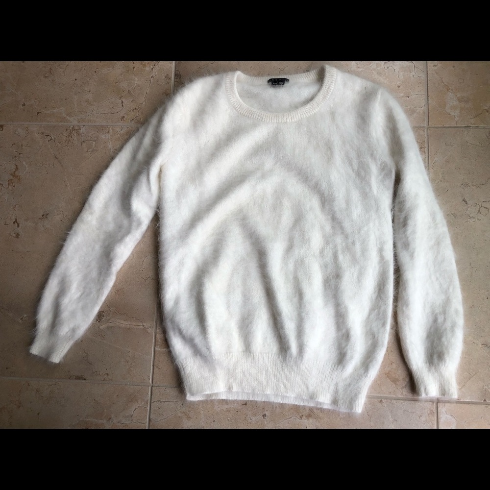 Theory white oversized sweater